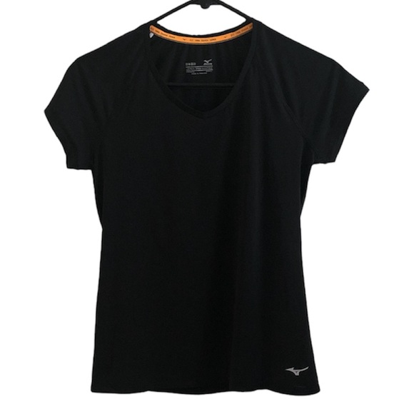 Mizuno Tops - Mizuno Japan Engineered Black Active Tee